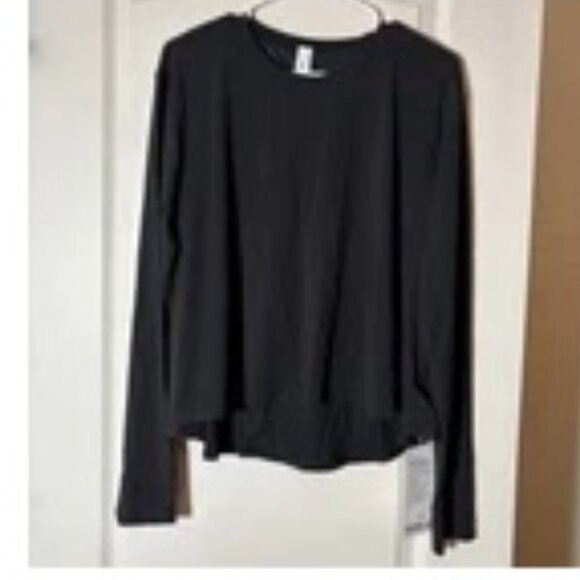 Lululemon Modal Relaxed Fit Lounge Long Sleeve Top Size 14 NWT - Picture 1 of 5